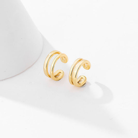 Hook Ear Cuff Earrings 925 Silver