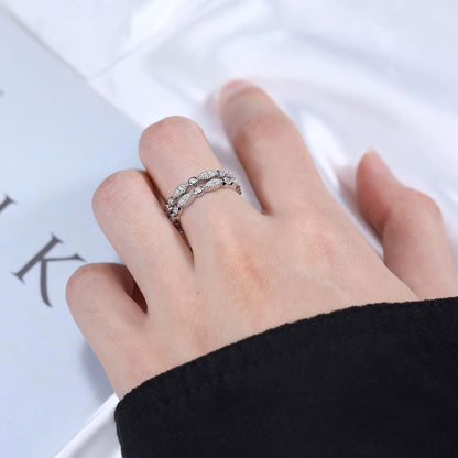 Moissanite Wedding Band Milgrain Marquise Half Eternity Ring 925 Sterling Silver Band D Color VVS1 Lab Created Half Eternity Stackable Rings for Women