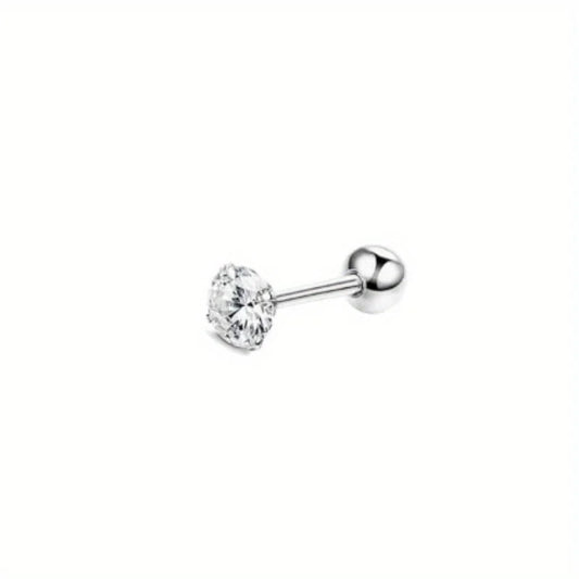 1Pc Cartilage Stainless Steel Piercing Jewelry 16G Earring Stud for Women Men Stylish Piercing Jewelry
