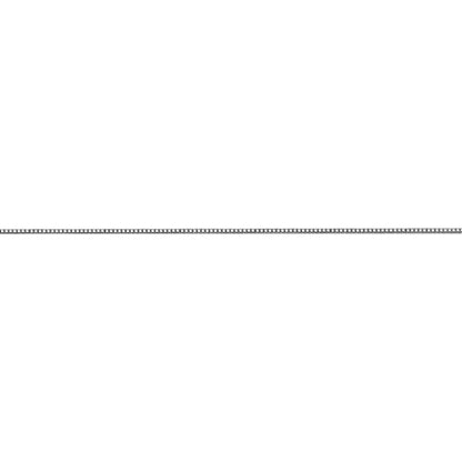 14K White Gold Carded .5Mm Box Chain (16 X 0.5) Made in South Africa 5Bw-16