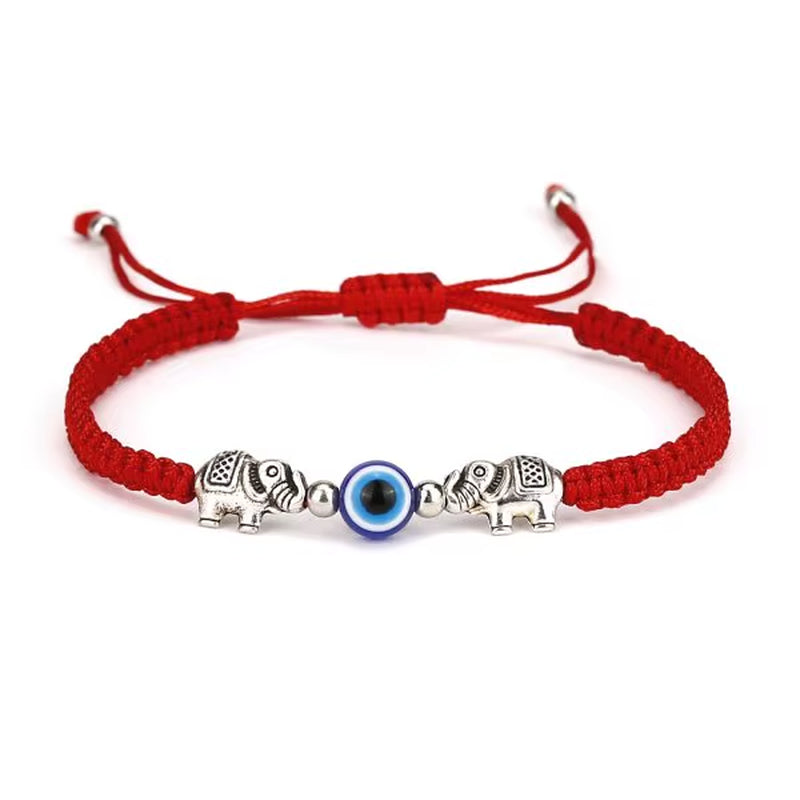 Turkish Lucky Evil Eye Bracelets Blue Evil Eye Bead Bracelet Men Women Handmade Lucky Jewelry Charm Bracelet Female Dropshipping