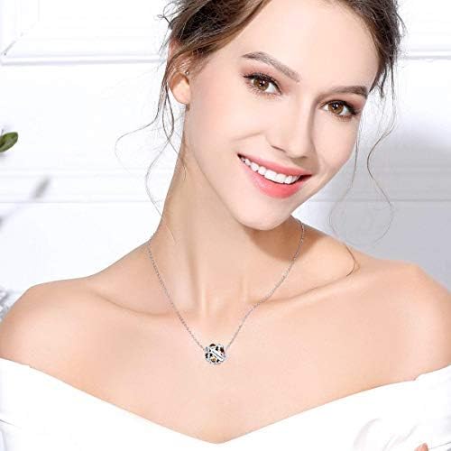 Birthstone Charms 925 Sterling Silver Love Heart Openwork Bead for Charm Bracelets and Necklaces with 5A Cubic Zirconia, Birthday Mothers Day Jewelry Gifts Women