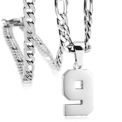 Number Charm Pendant