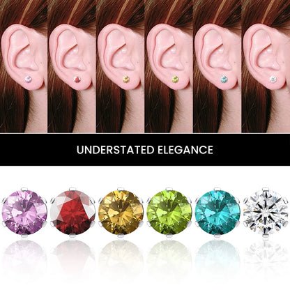 Stud Earrings for Women Hypoallergenic Earrings Set 12 Pairs Value Packaging