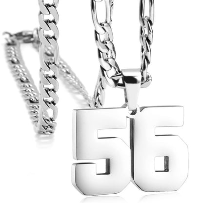 Number Charm Pendant