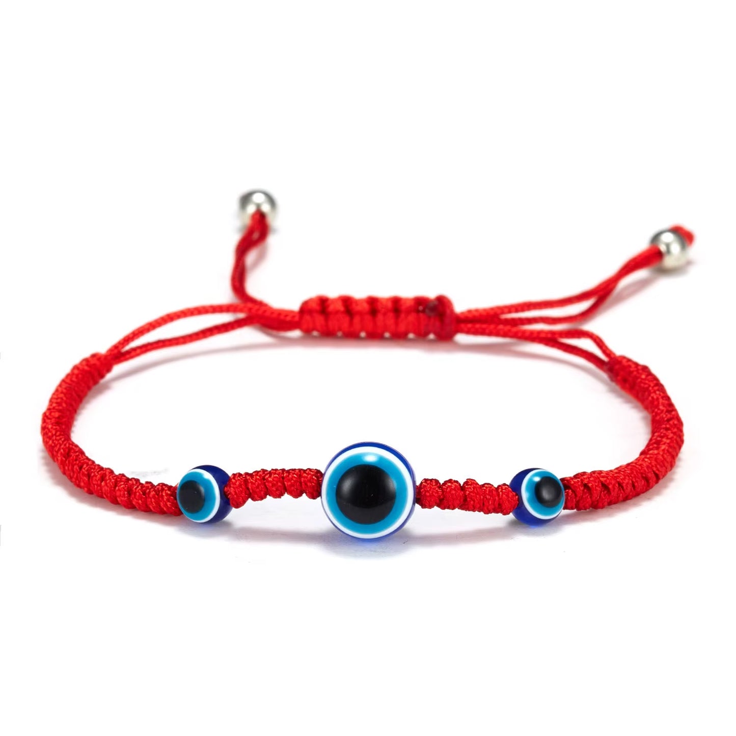 Turkish Lucky Evil Eye Bracelets Blue Evil Eye Bead Bracelet Men Women Handmade Lucky Jewelry Charm Bracelet Female Dropshipping