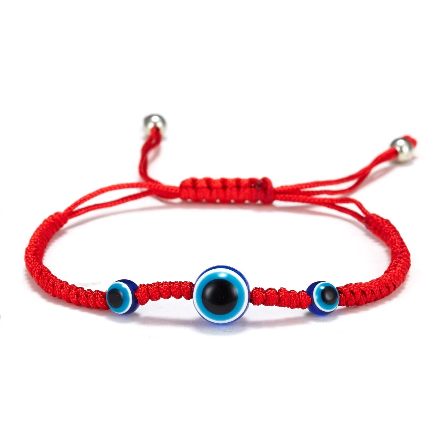 Turkish Lucky Evil Eye Bracelets Blue Evil Eye Bead Bracelet Men Women Handmade Lucky Jewelry Charm Bracelet Female Dropshipping