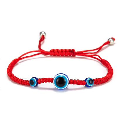 Turkish Lucky Evil Eye Bracelets Blue Evil Eye Bead Bracelet Men Women Handmade Lucky Jewelry Charm Bracelet Female Dropshipping