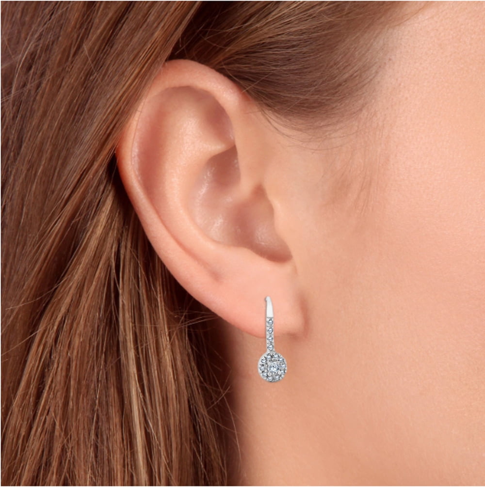 Pompeii 1/4Ct Diamond Earrings White Gold (H,I2-I3)