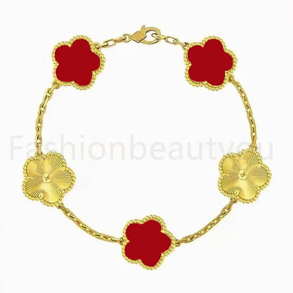 High Quality Designer Bracelet Women Luxury Four Leaf Clover Bracelet Designer Jewlery for Women Gold Bracelet Womens Bracelets Men Luxury Jewelry