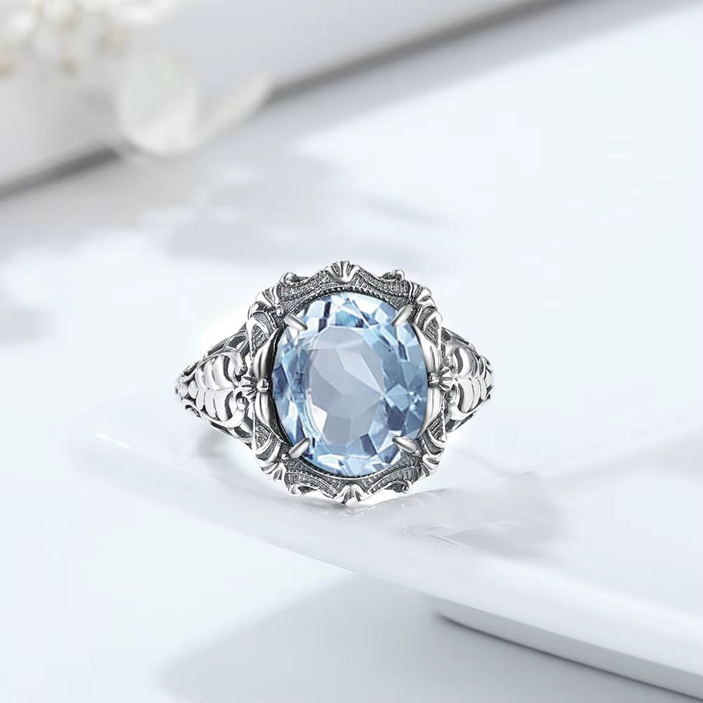 Silver 925 Ring for Women Real 925 Sterling Silver Kpop Ring Undefined Handmade Designer Unique Luxury Jewelry Delicate