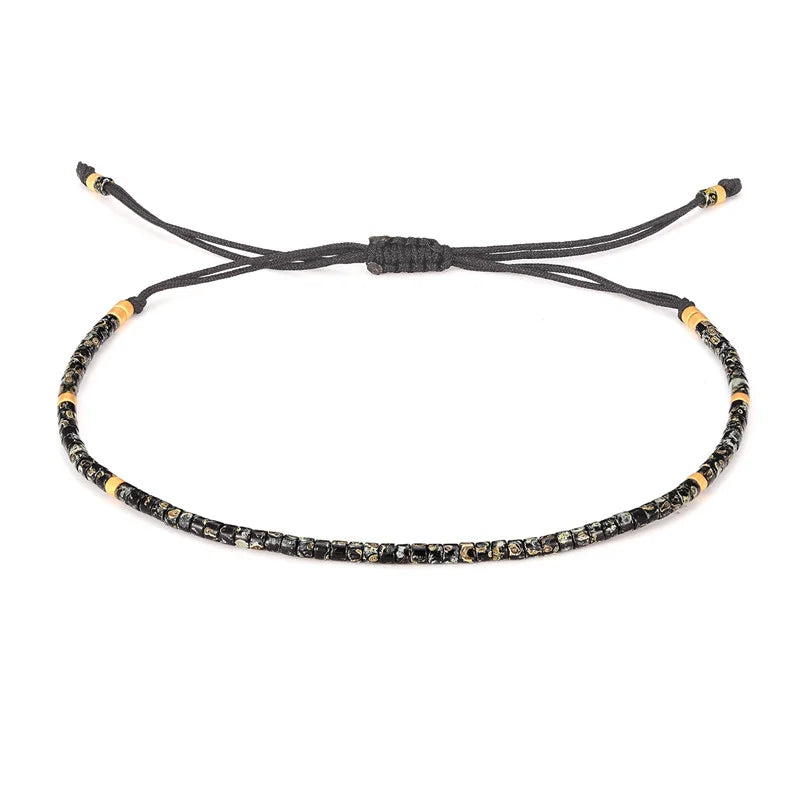 Handmade New Friendship Bracelets Thin Rope Miyuki Beaded Bracelets for Women Men Fashion Charm Jewelry