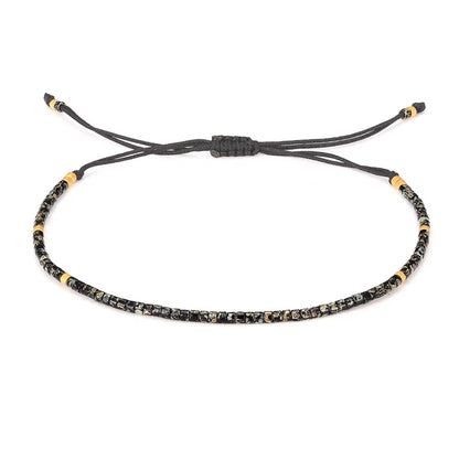 Handmade New Friendship Bracelets Thin Rope Miyuki Beaded Bracelets for Women Men Fashion Charm Jewelry