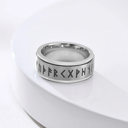 Men'S Anxiety Ring, Stainless Steel Viking Fidget Rings