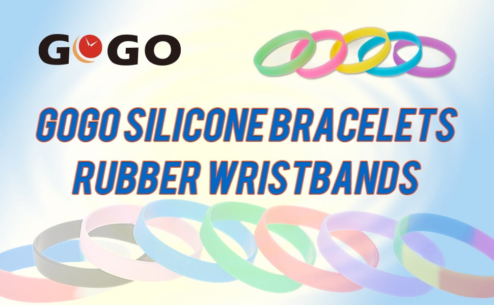 10 Pcs Adjustable Cute Wristbands, Multi-Color Rubber Charm Bracelets for Boys and Girls, Party Favors