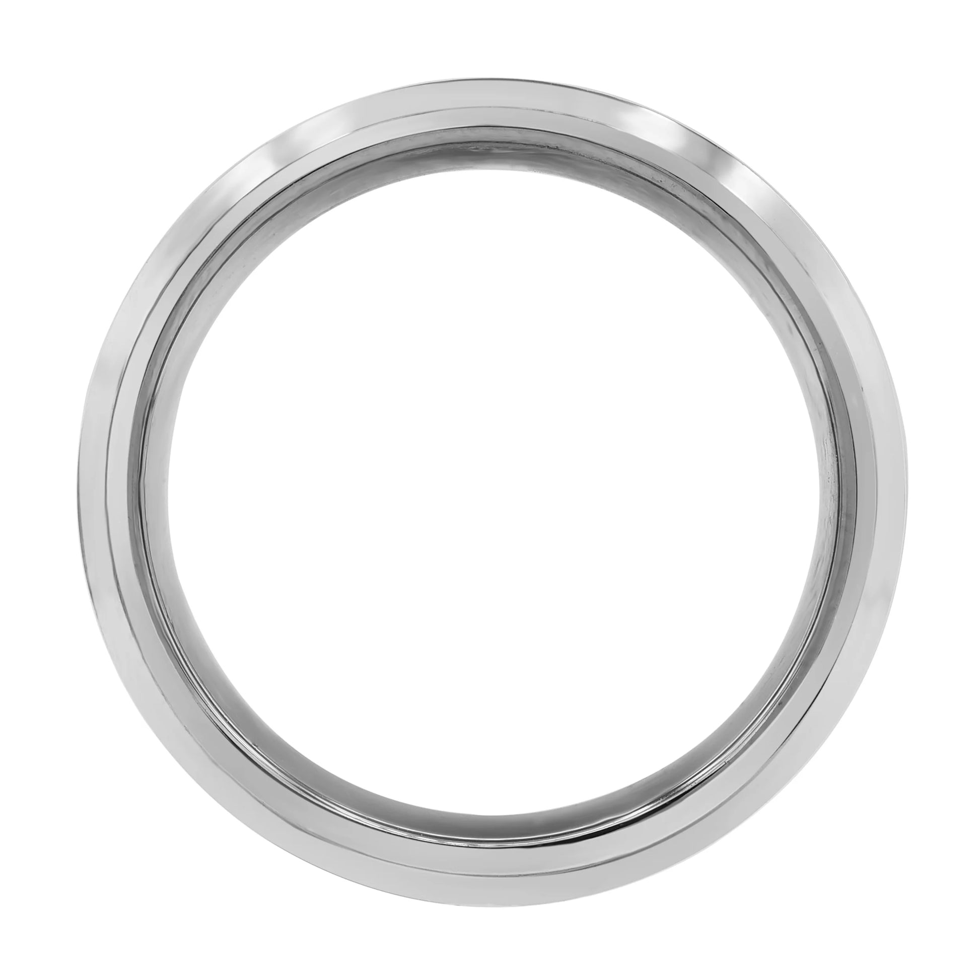 1/4 Ct round Lab Grown Diamond Engagement Band Ring in Tungsten (H-I, SI-I1)