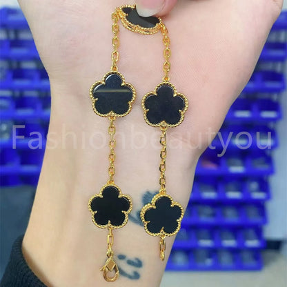 High Quality Designer Bracelet Women Luxury Four Leaf Clover Bracelet Designer Jewlery for Women Gold Bracelet Womens Bracelets Men Luxury Jewelry