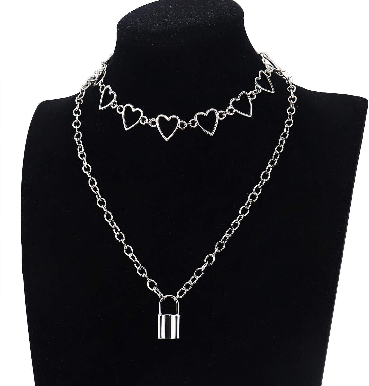 Choker Necklace - Simple Geometric Circle Choker Statement Clavicle Necklace for Women Necklace Jewerly