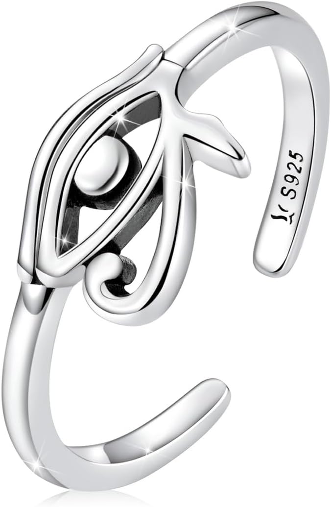 Snake Ring for Women Adjustable Dog Paw Earring S925 Sterling Silver Hypoallergenic Ring Vintage Sanke Wrap Stacking Statement Rings for Women Girls