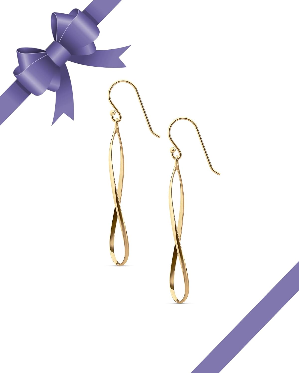 Teardrop Earrings - Designer Silver Statement Earrings or Gold Dangle Earrings for Women Trendy Upscale Dangly Earrings
