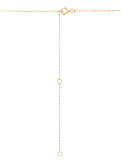 10K Yellow Gold Block Mom Hearts Necklace,20"