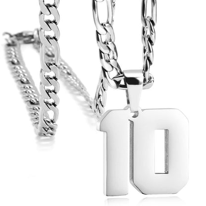 Number Charm Pendant