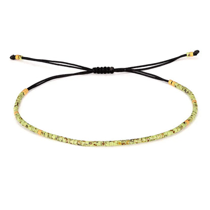 Handmade New Friendship Bracelets Thin Rope Miyuki Beaded Bracelets for Women Men Fashion Charm Jewelry
