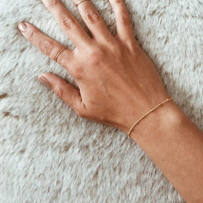 Initial Bracelets for Women - Layered Letter Bracelet Initial A-Z Charm, Dainty Gold/Silver/Rose Gold Jewelry for Women Birthday Gifts Personalized Gold Jewelry Initial Bracelets