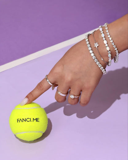 Birthstone Bracelets Sterling Silver Tennis Bracelets Charm Fine Jewelry Birthday Gifts for Women 7"