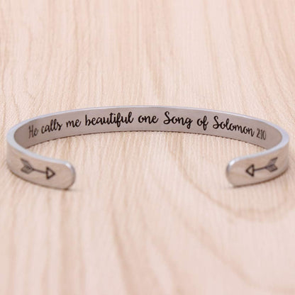 Christian Gifts for Women Inspirational Religious Bracelets for Women Her Girls Cuff Bangle Mens Bracelets Bible Verse Faith Baptism Gifts for Teenage Girls Mantra Quotes Engraved Jewelry