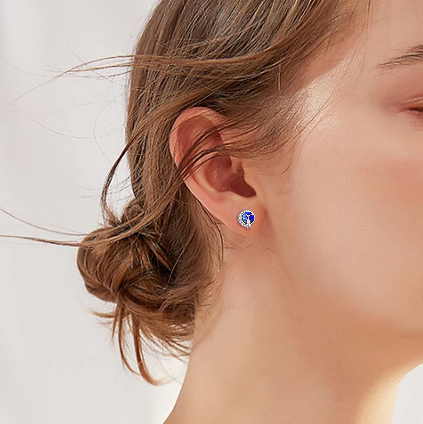 S925 Sterling Silver Stud Earrings for Women Hypoallergenic Earrings