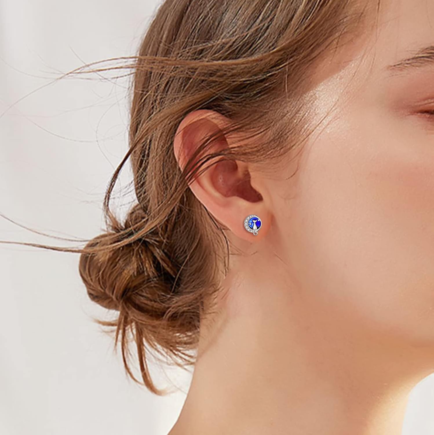 S925 Sterling Silver Stud Earrings for Women Hypoallergenic Earrings
