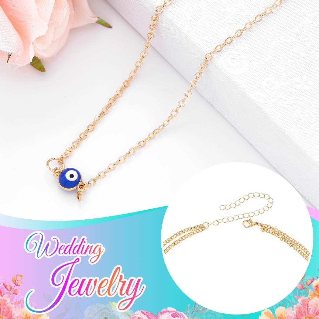 Evil Eye Pendant Necklace Chain Necklaces Fashion Jewelry Gift for Women and Girls