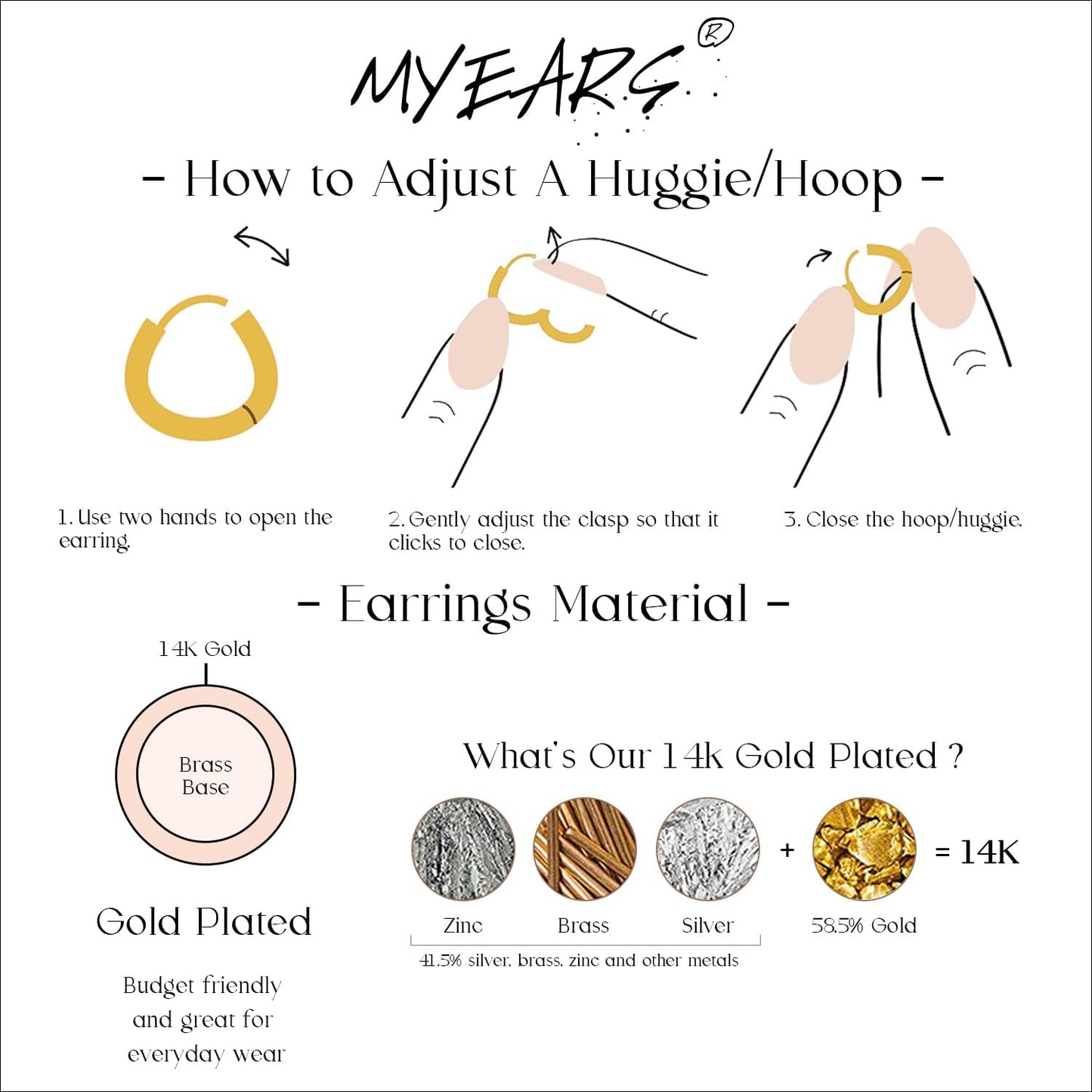 Women Chain Earrings Gold Huggie Hoop Dangle Drop 14K Gold Filled Small Boho Beach Simple Delicate Handmade Hypoallergenic Jewelry Gift