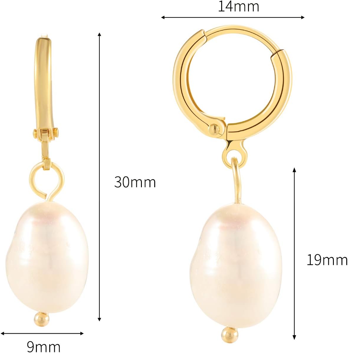 Gold Huggie Small Hoop Earrings with Charm Personalized Snake/Evil Eye/Star/Cross/Lock/Key 18K Gold Plated Crystal Drop Dangle Earrings for Women