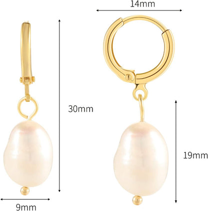 Gold Huggie Small Hoop Earrings with Charm Personalized Snake/Evil Eye/Star/Cross/Lock/Key 18K Gold Plated Crystal Drop Dangle Earrings for Women