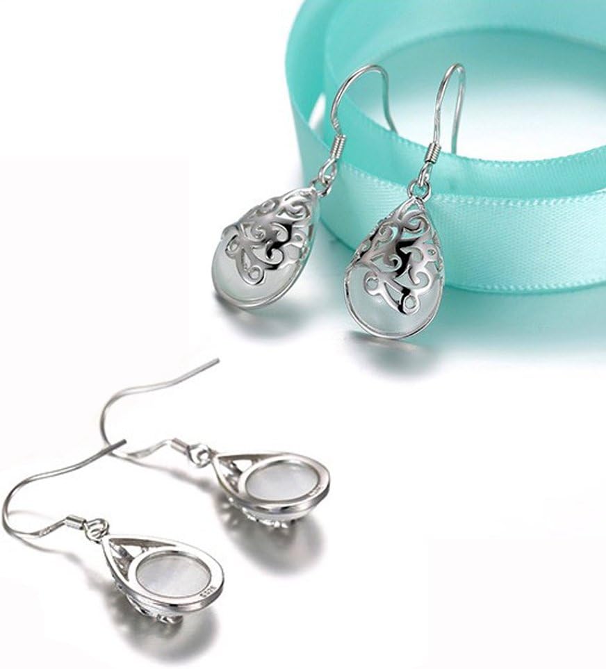 "Wishing Tree" 925 Sterling Silver Filigree Drop Dangle Earrings for Women