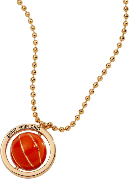 Alex and Ani Gold-Plated Basketball Spinner Pendant