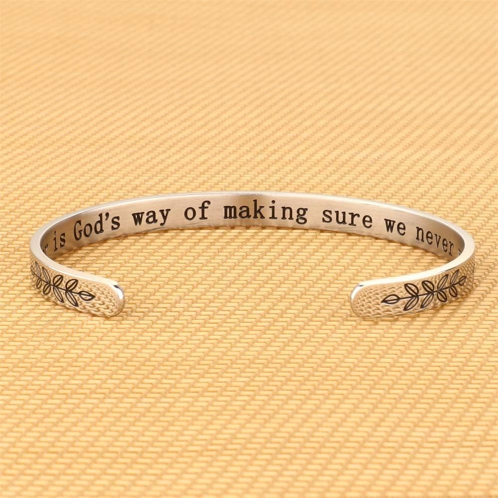 Bracelets for Women Girls, Mantra Bracelet Funny Inspirational Jewelry Gifts for Best Friend, Mom, Daughter, Son, Sister, Niece Birthday Mothers Day Present Come Gift Box
