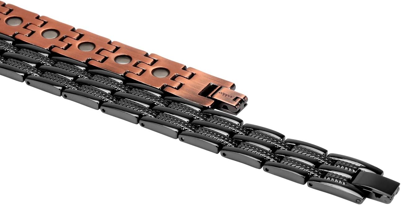 Mens Copper Bracelet for Magnetic Adjustable Bracelets