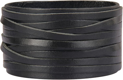 Leather Cuff Bracelet Punk Braided Bracelets Rock Leather Wristbands Faux Mens Leather Bracelet Gothic Viking Bangle Adjustable Wrap Bracelet for Women,Men