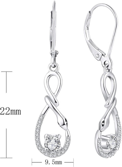 Earrings for Women,Sterling Silver Dangle Earrings for Women Hypoallergenic Cute Earrings for Women Teardrop Earrings