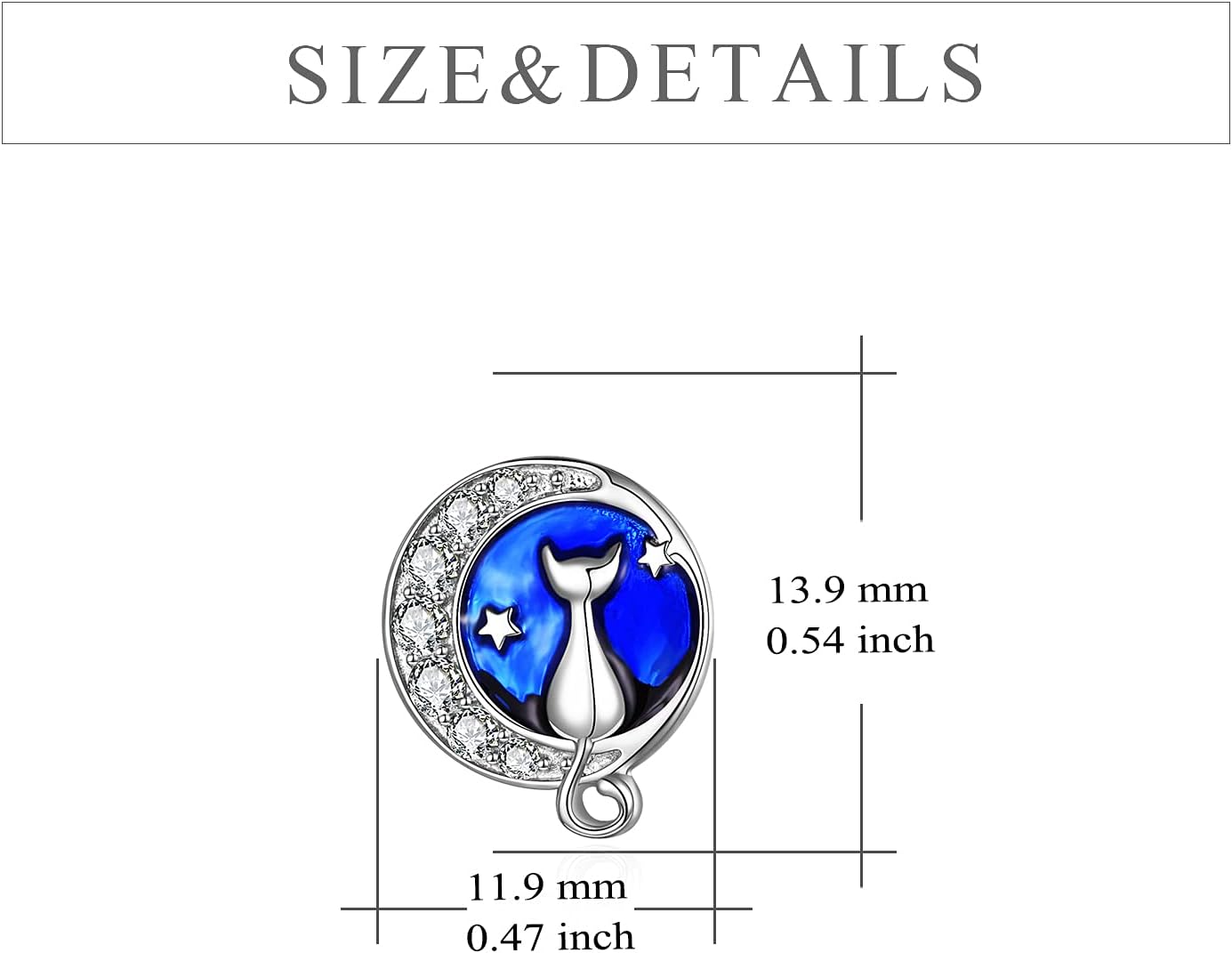 S925 Sterling Silver Stud Earrings for Women Hypoallergenic Earrings