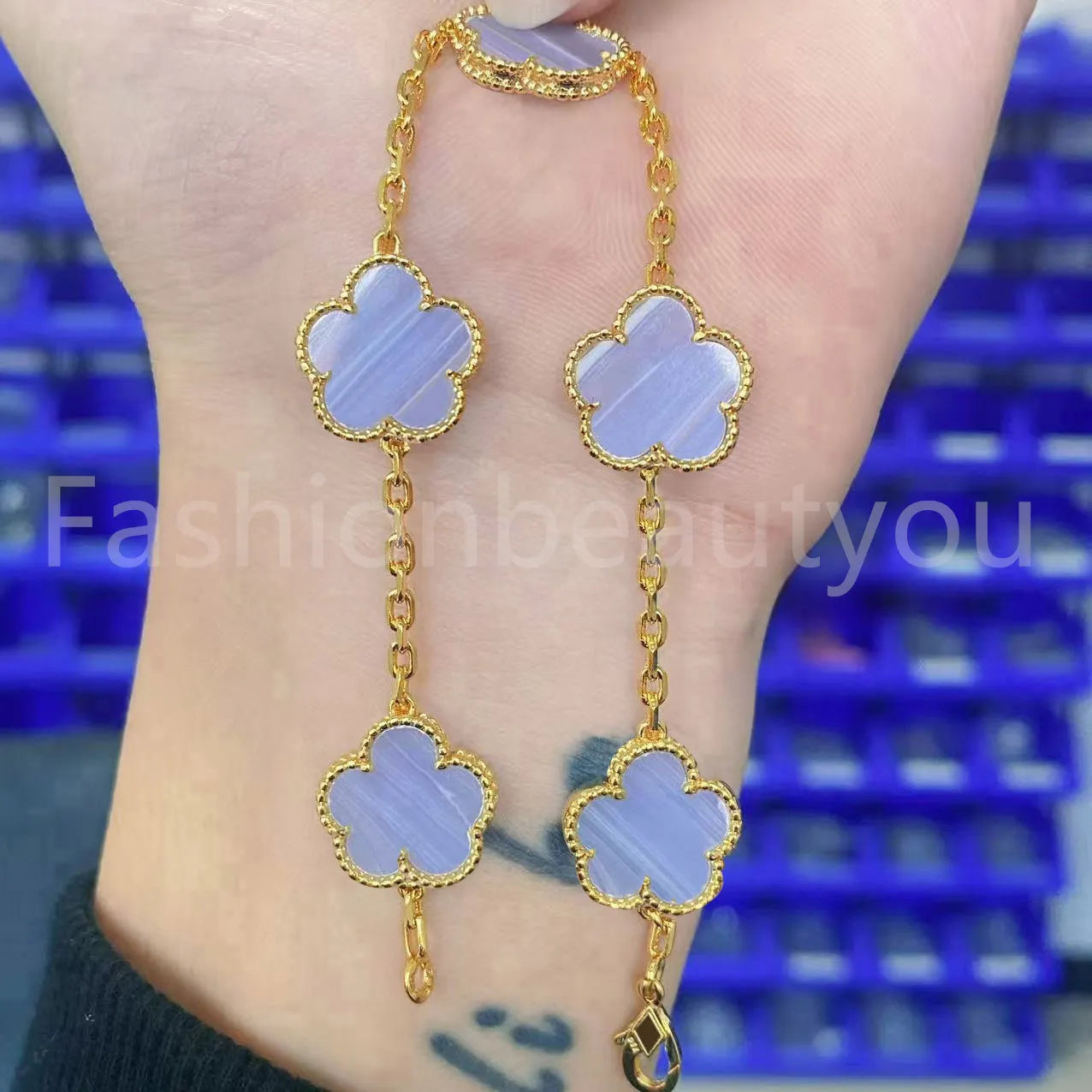 High Quality Designer Bracelet Women Luxury Four Leaf Clover Bracelet Designer Jewlery for Women Gold Bracelet Womens Bracelets Men Luxury Jewelry