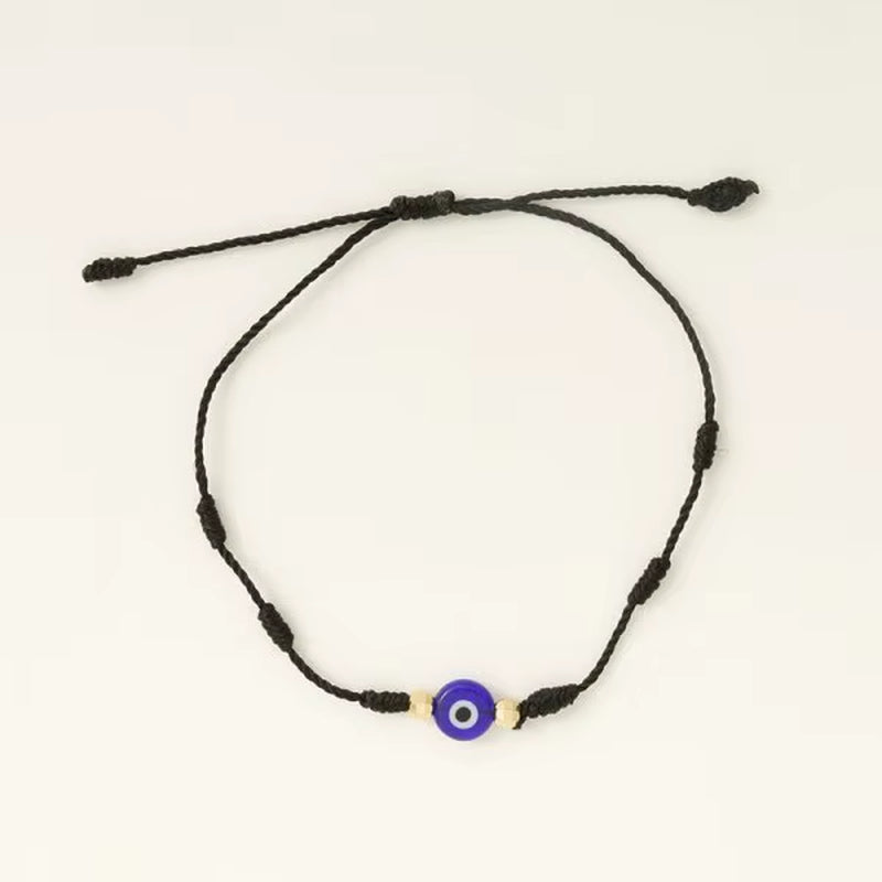 Turkish Lucky Evil Eye Bracelets Blue Evil Eye Bead Bracelet Men Women Handmade Lucky Jewelry Charm Bracelet Female Dropshipping