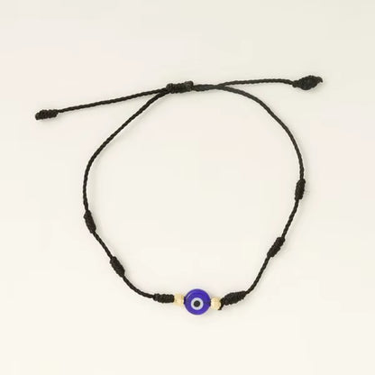 Turkish Lucky Evil Eye Bracelets Blue Evil Eye Bead Bracelet Men Women Handmade Lucky Jewelry Charm Bracelet Female Dropshipping