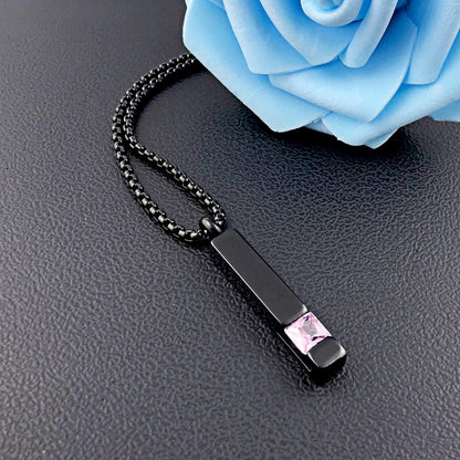 Urn Necklaces for Ashes Birthstone Cube Urns for Human Ashes Memorial Cremation Urn Locket Keepsake Ashes Jewelry