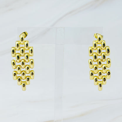 Charm of City Girl Chain Earrings