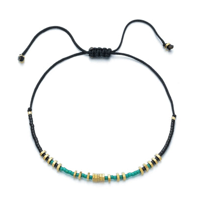 Trendy Miyuki Seed Beaded Bracelets Metal Friendship Bracelets Adjustable Wrap Bracelet Charms Boho Bracelet Bangles