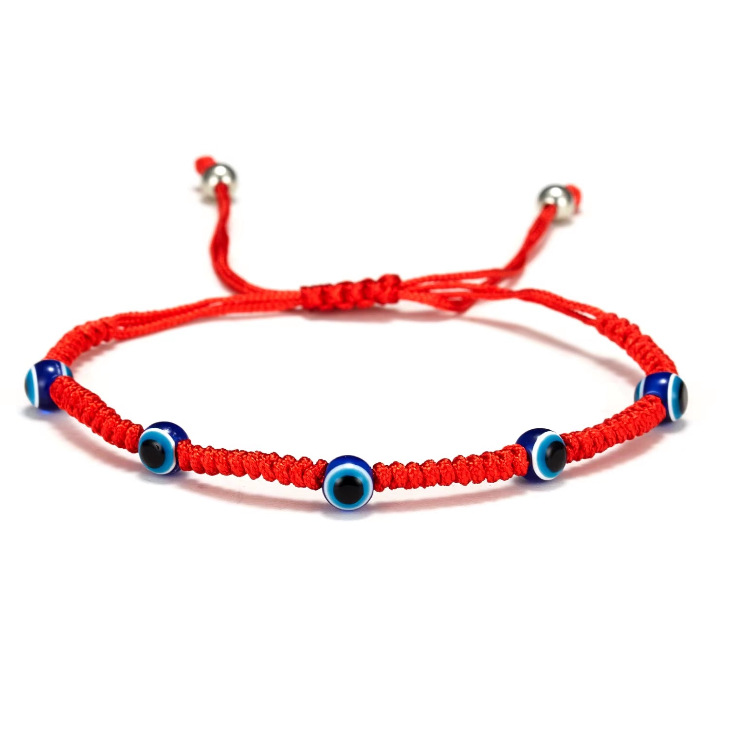 Turkish Lucky Evil Eye Bracelets Blue Evil Eye Bead Bracelet Men Women Handmade Lucky Jewelry Charm Bracelet Female Dropshipping